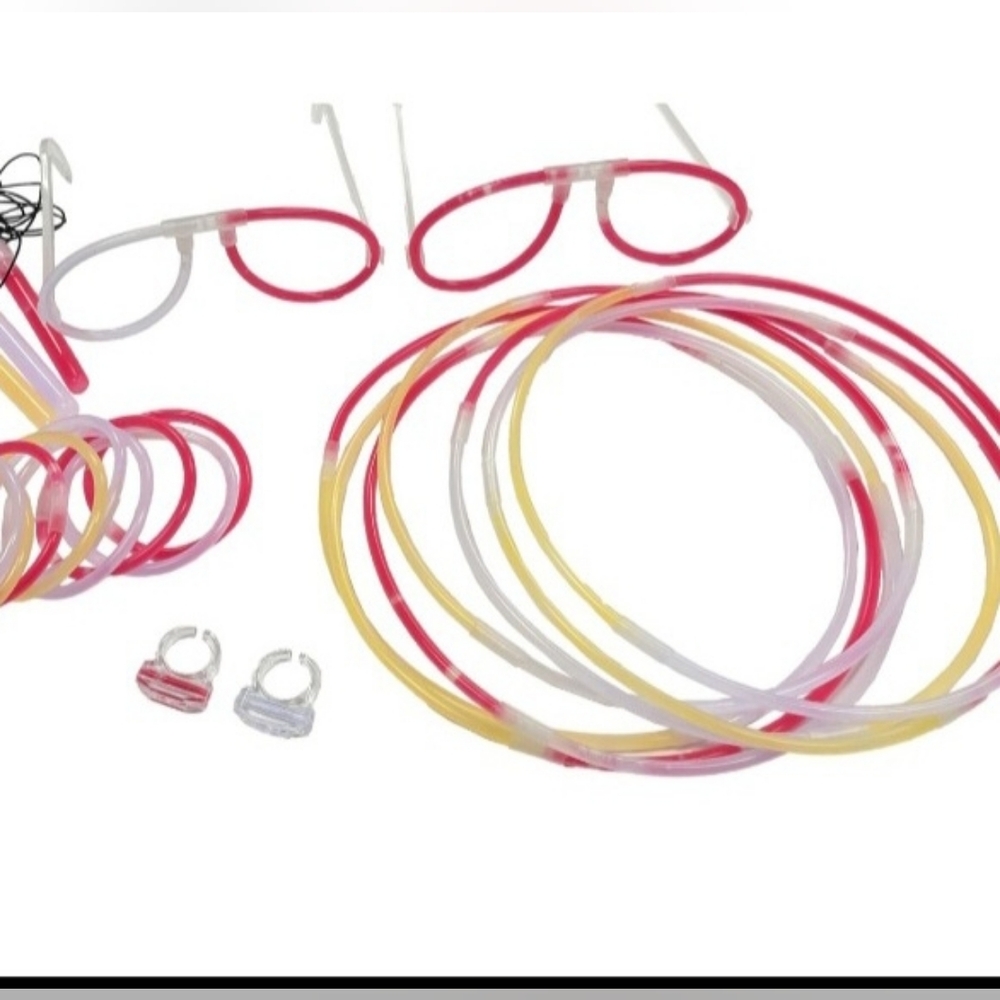 Americana Colorful Glow Stick Party Set qty 100 NWT - Picture 2 of 9